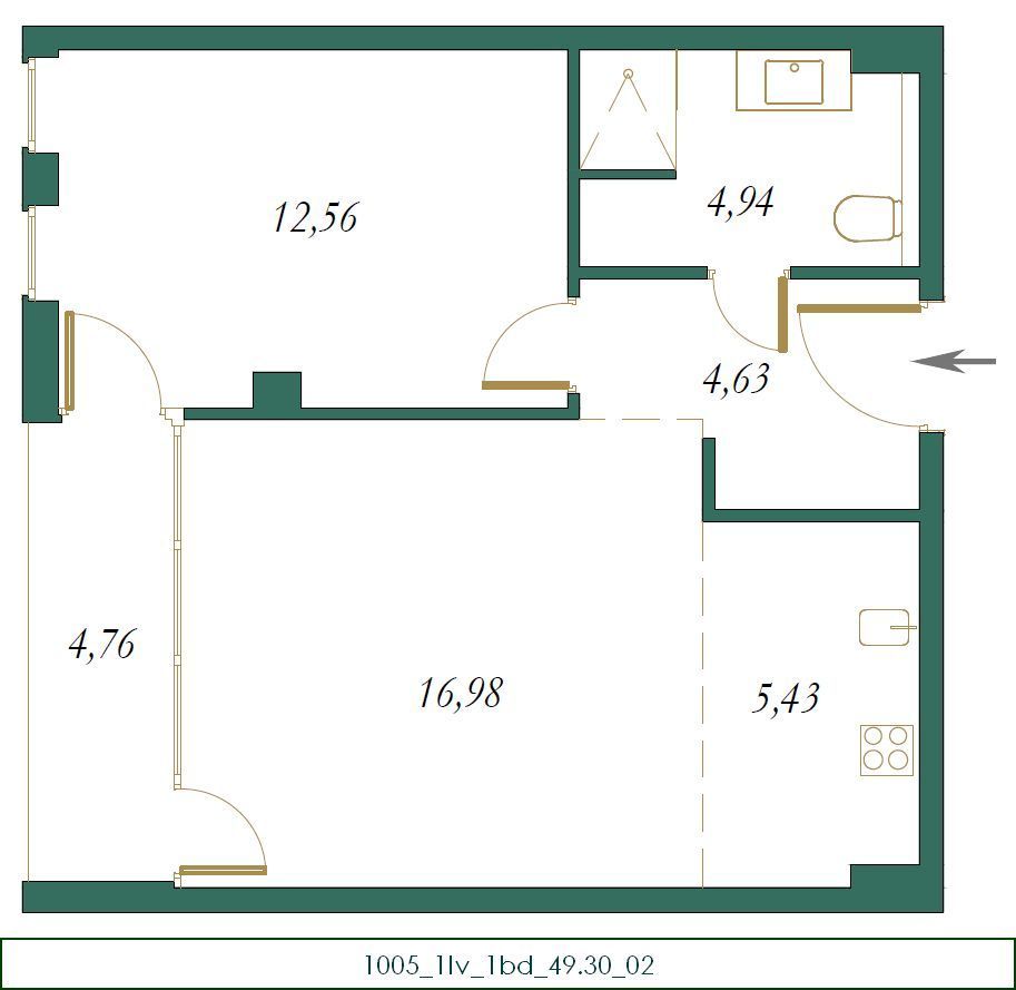 Apartment in Kolasin, Montenegro, 93 m² - picture 12