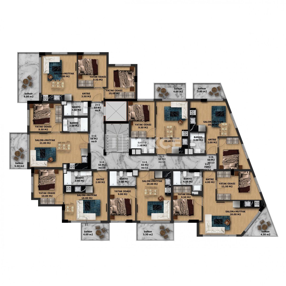 Penthouse in Alanya, Türkei, 180 m² - Foto 18