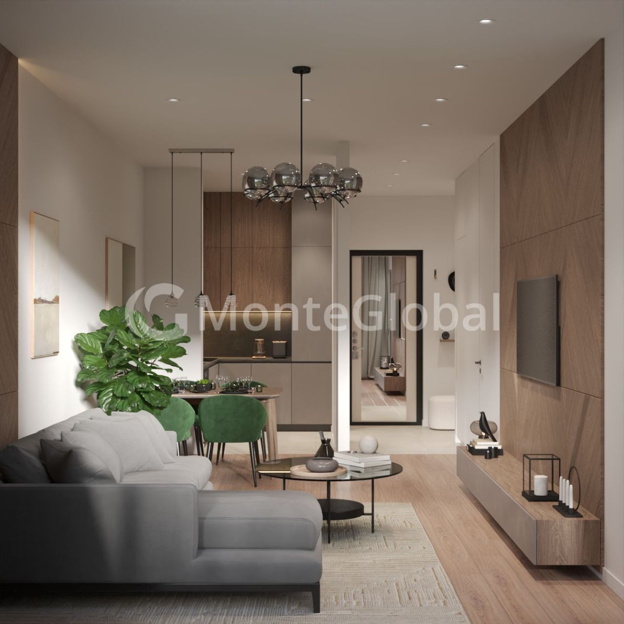 Wohnung in Becici, Montenegro, 64 m² - Foto 1