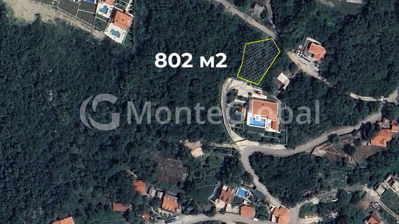 Terrain à Budva, Monténégro, 802 m² - image 2
