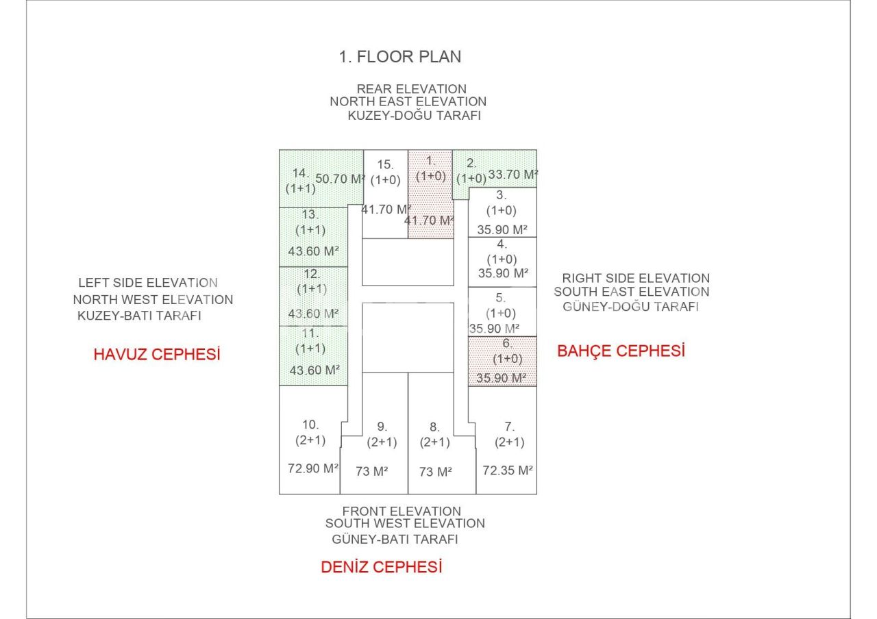 Flat in Bar, Montenegro, 36 m² - picture 3