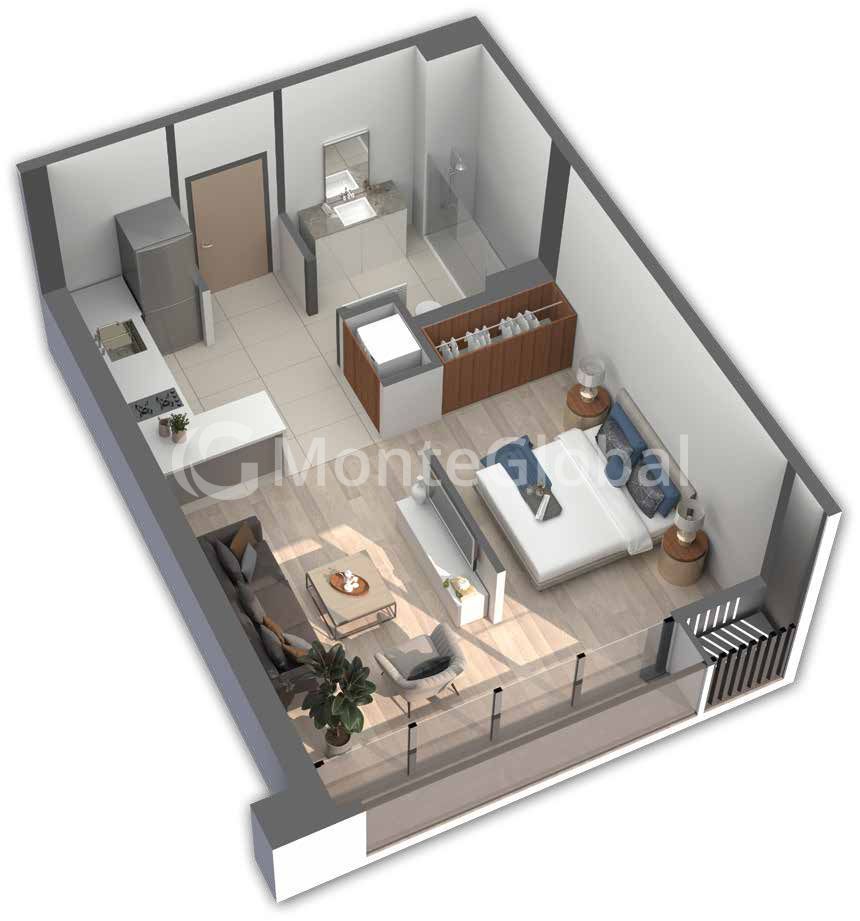 Flat in Bar, Montenegro, 36 m² - picture 5