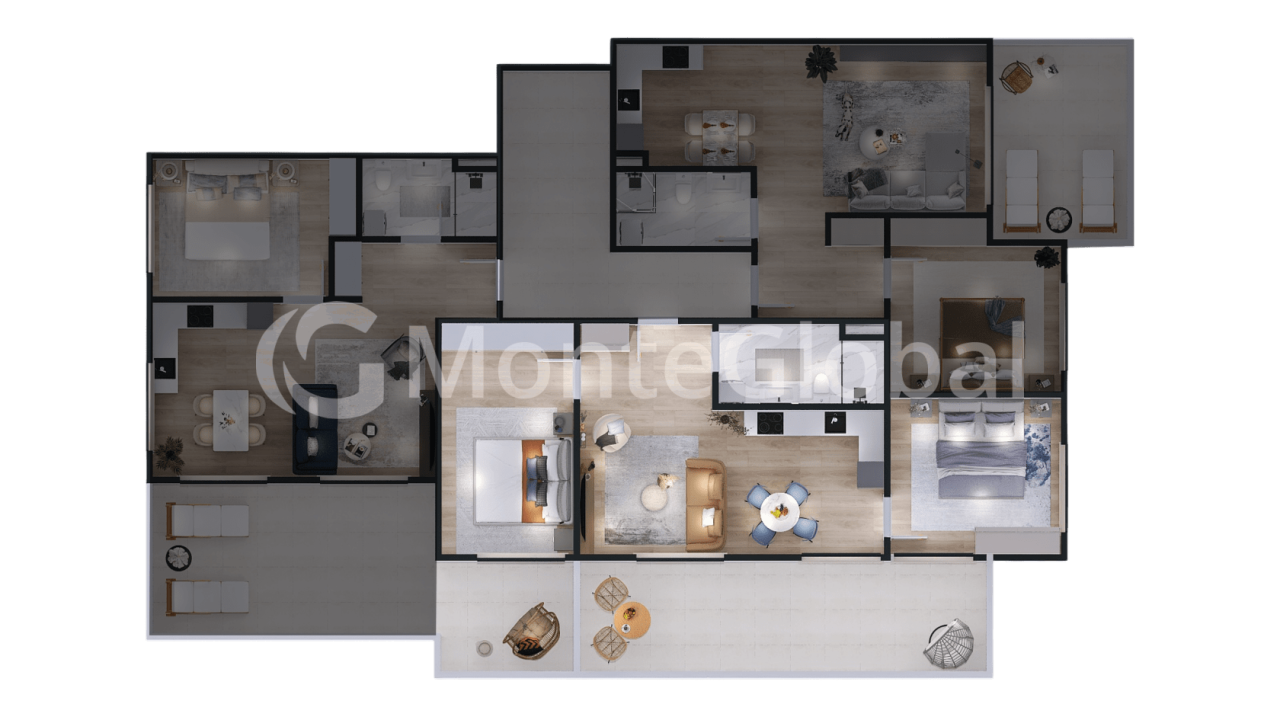 Piso en Tivat, Montenegro, 90 m² - imagen 5