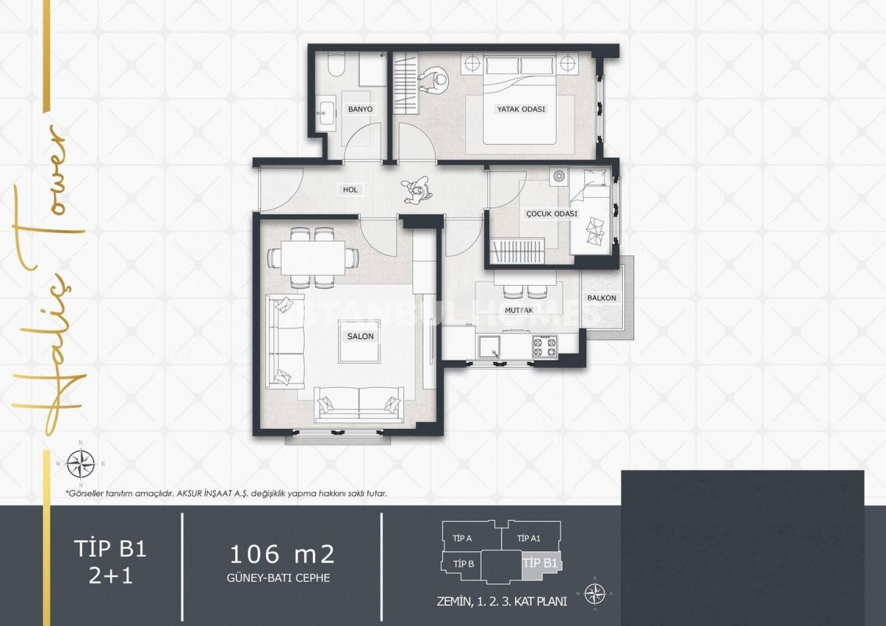 Appartamenti a Eyup, Turchia, 83 m² - foto 8
