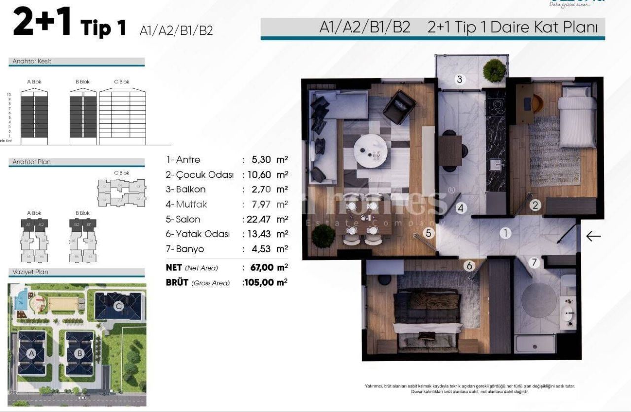 Appartement à Eyoup, Turquie, 90 m² - image 13