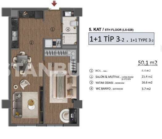 Appartement à Beylikdüzü, Turquie, 181 m² - image 13