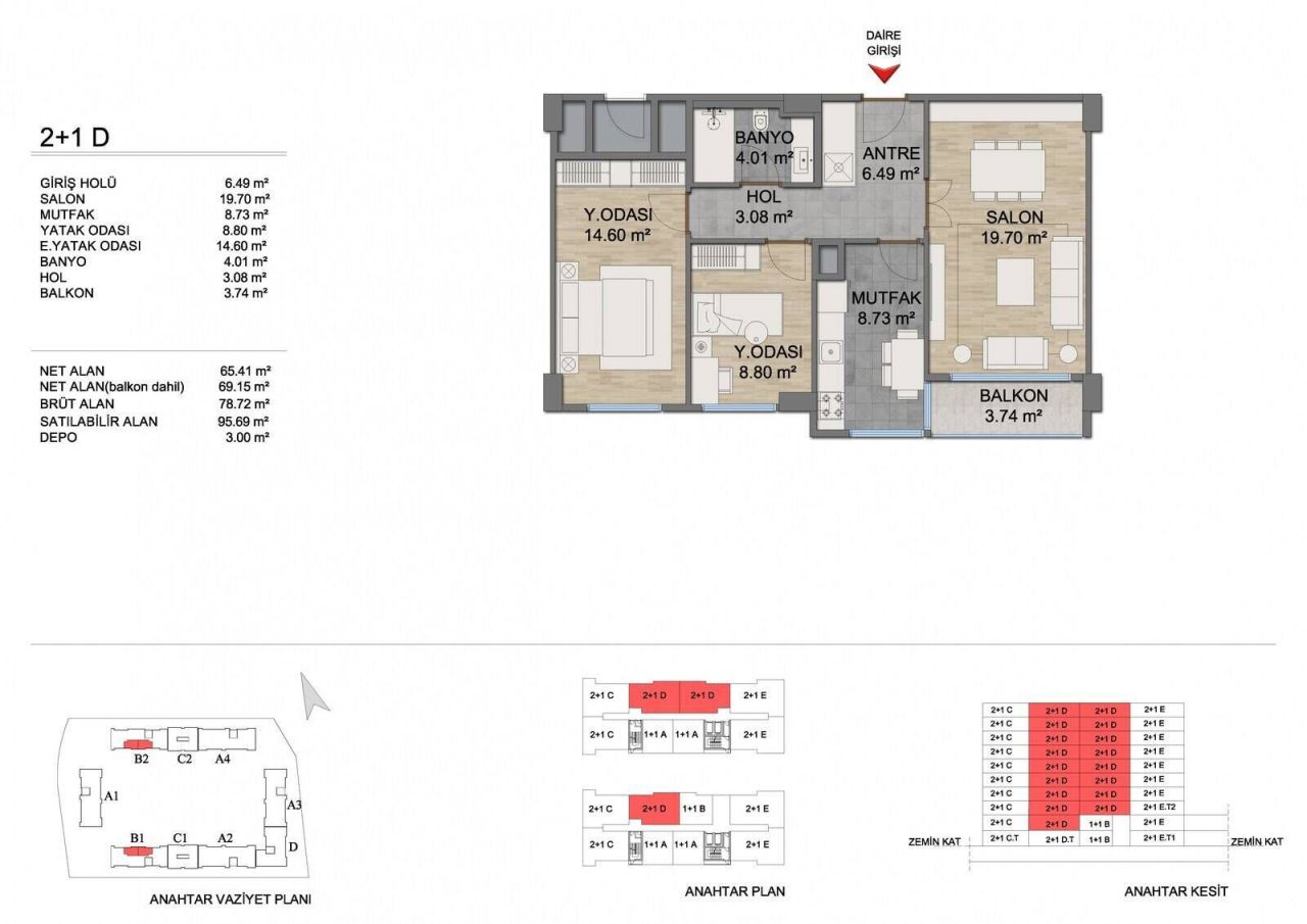 Appartamenti a Başakşehir, Turchia, 137 m² - foto 16