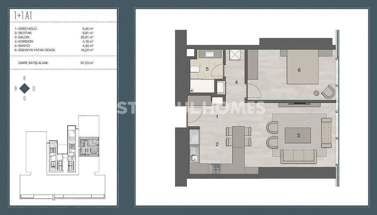Appartamenti a Istanbul, Turchia, 208 m² - foto 16
