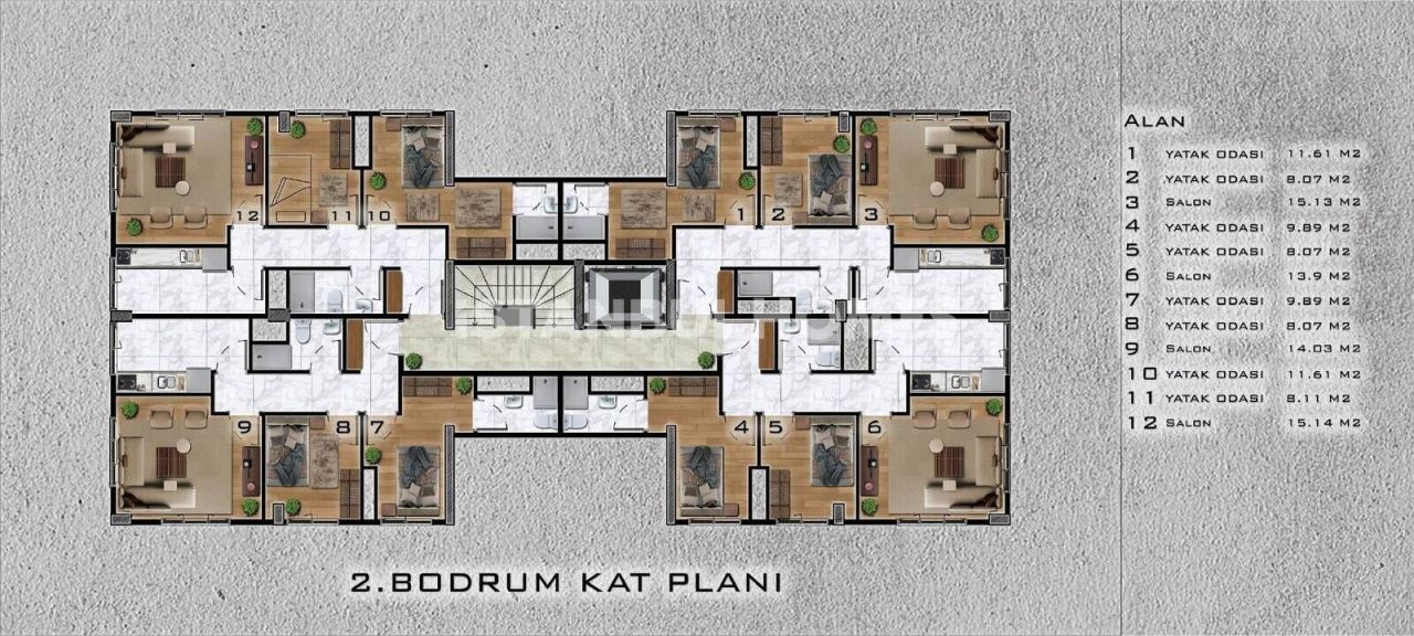 Appartamenti a Istanbul, Turchia, 92 m² - foto 17