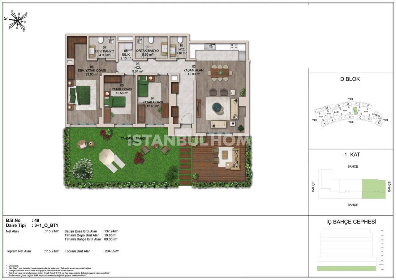 Appartamenti a Istanbul, Turchia, 185 m² - foto 18