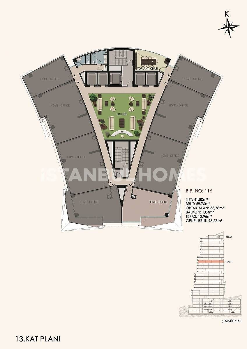 Apartment in Istanbul, Turkey, 130 m² - picture 18