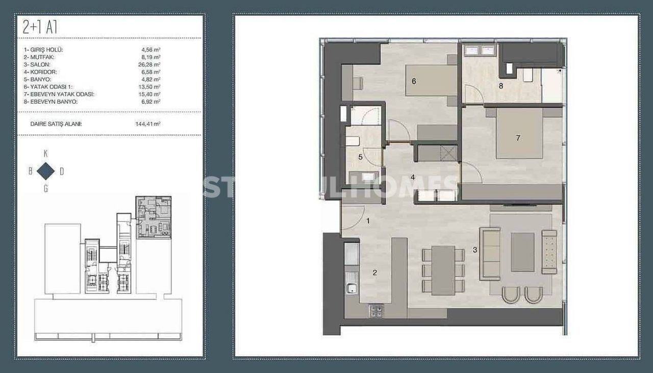 Attico a Istanbul, Turchia, 574 m² - foto 18
