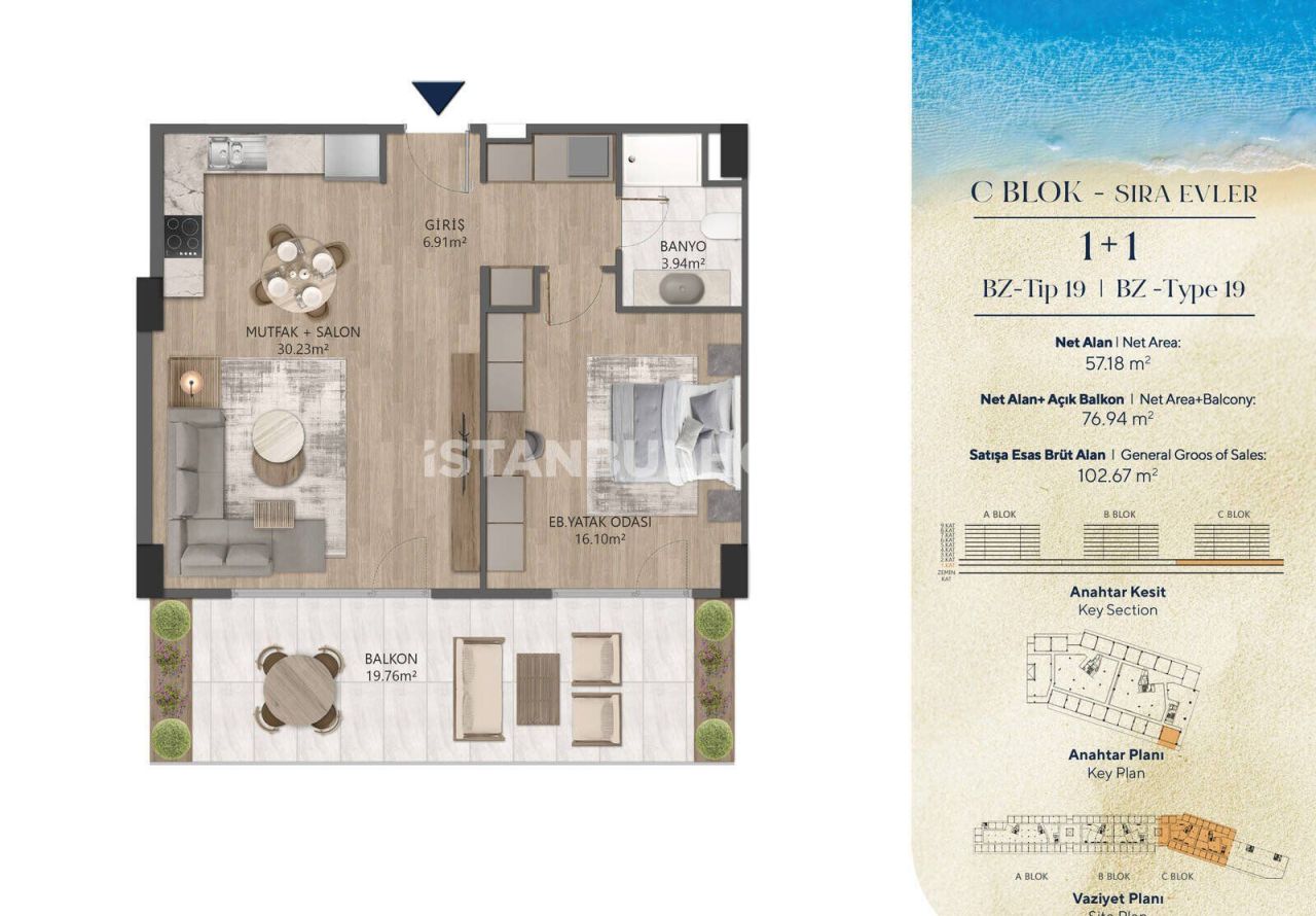 Appartement à Istanbul, Turquie, 114 m² - image 19