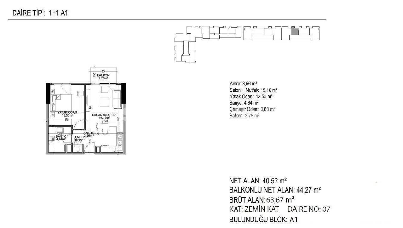 Apartment in Istanbul, Türkei, 60 m² - Foto 19