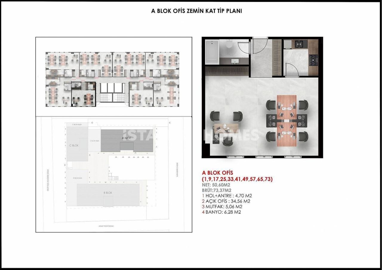 Bureau à Beylikdüzü, Turquie, 226 m² - image 13