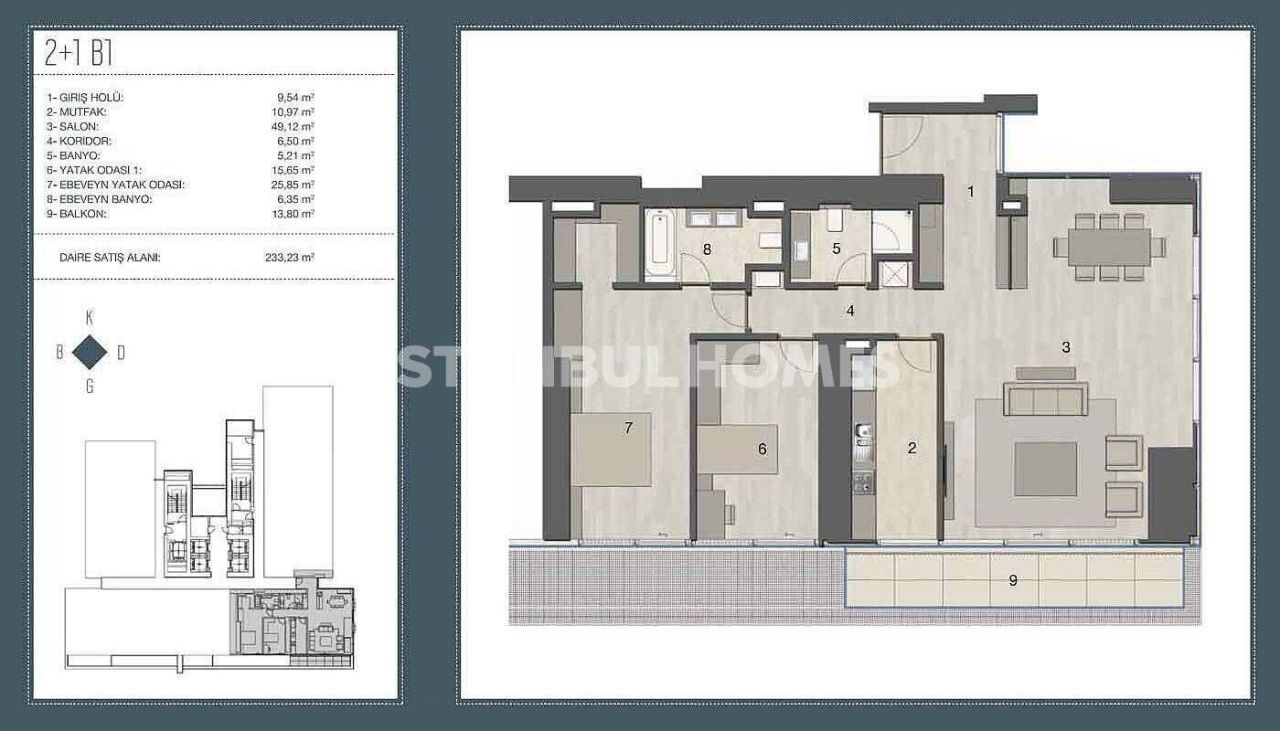 Apartment in Istanbul, Türkei, 299 m² - Foto 19