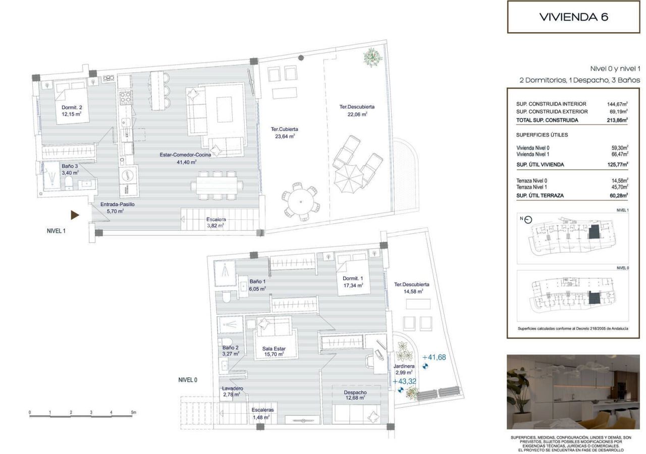 Penthouse in Benalmadena, Spanien, 185 m² - Foto 16