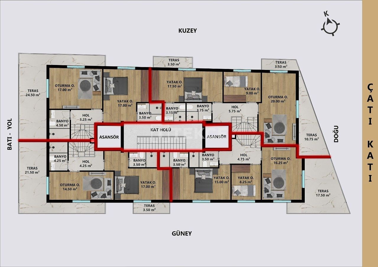 Penthouse in Antalya, Turkey, 167 m² - picture 9