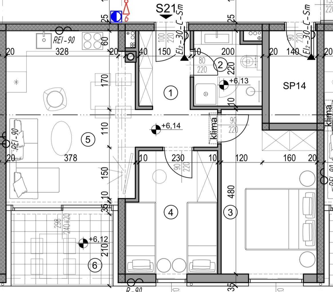 Appartamento a Pola, Croazia, 56.42 m² - foto 8