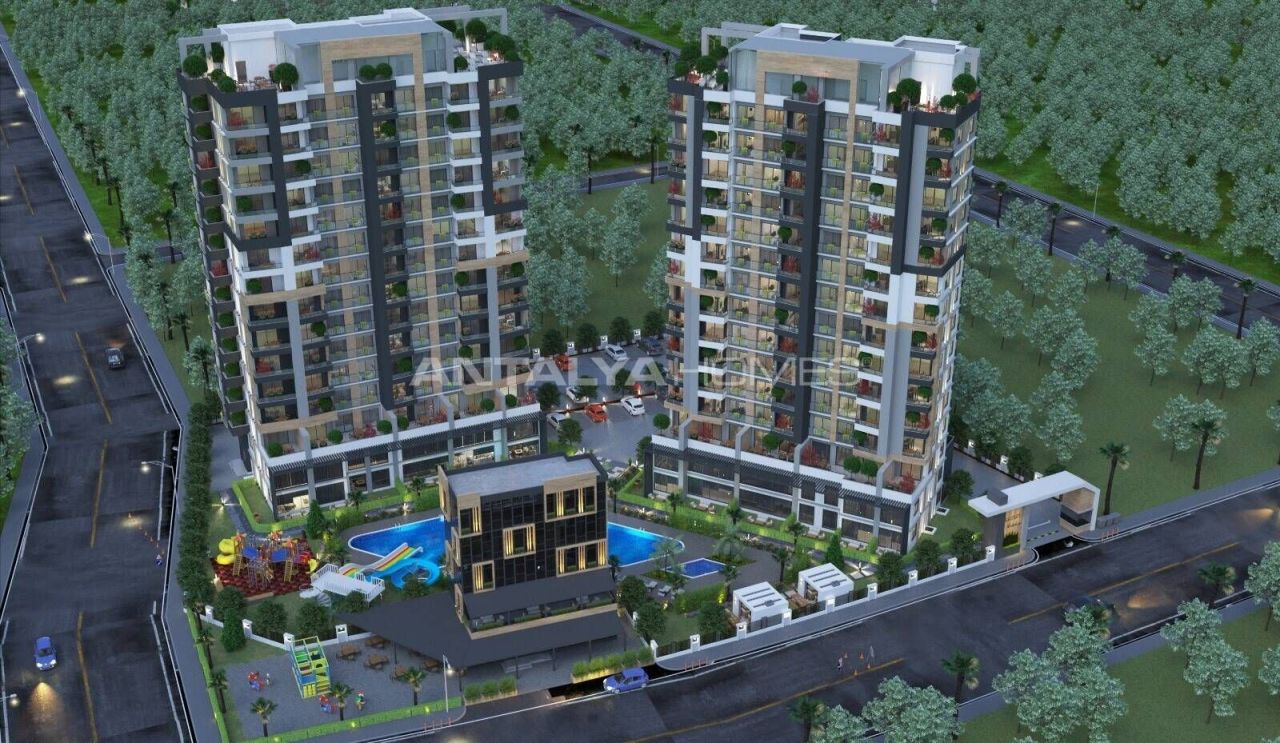 Appartement Mezitli, Turquie, 60 m² - image 2