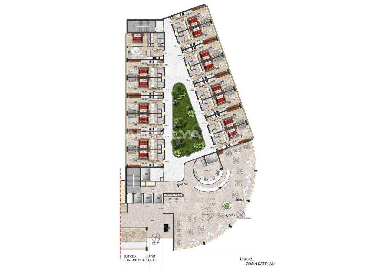 Appartamenti a Antalya, Turchia, 60 m² - foto 11