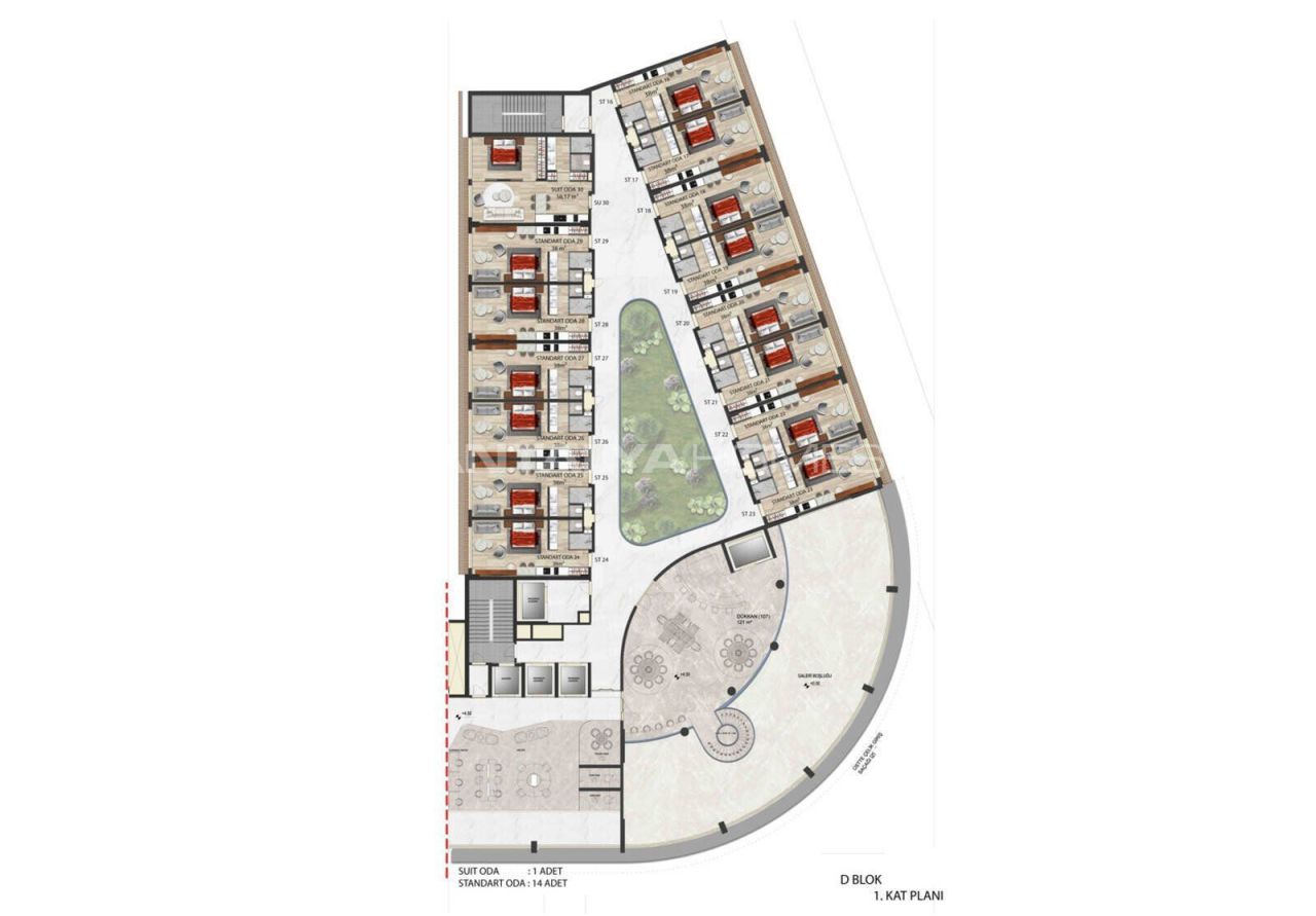 Appartamenti a Antalya, Turchia, 60 m² - foto 12