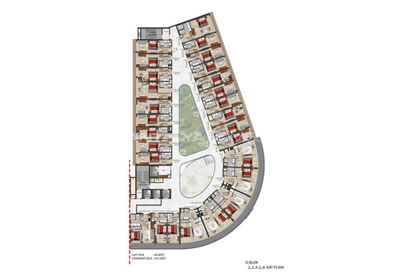 Appartamenti a Antalya, Turchia, 60 m² - foto 13