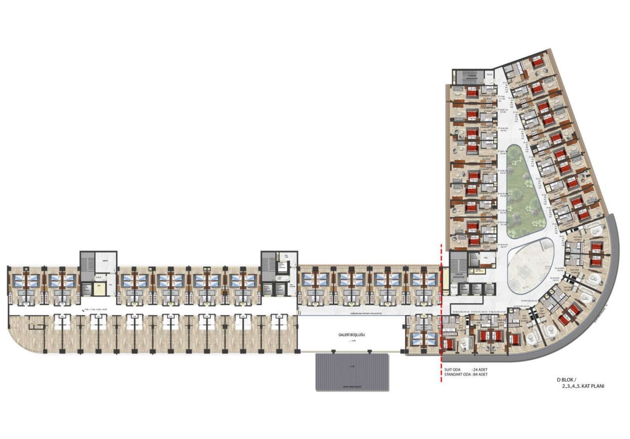 Appartamenti a Antalya, Turchia, 60 m² - foto 14