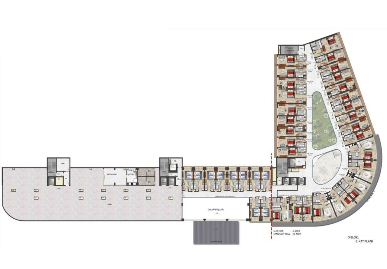 Appartamenti a Antalya, Turchia, 60 m² - foto 15