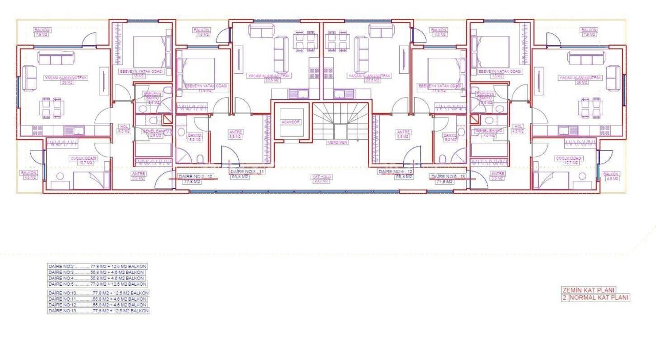 Apartamento en Alanya, Turquia, 65 m² - imagen 17