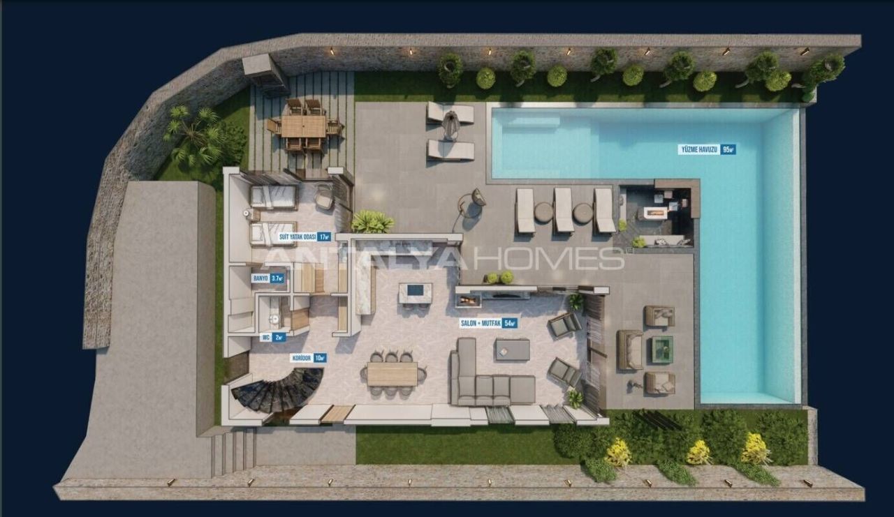 Villa in Kalkan, Türkei, 515 m² - Foto 17