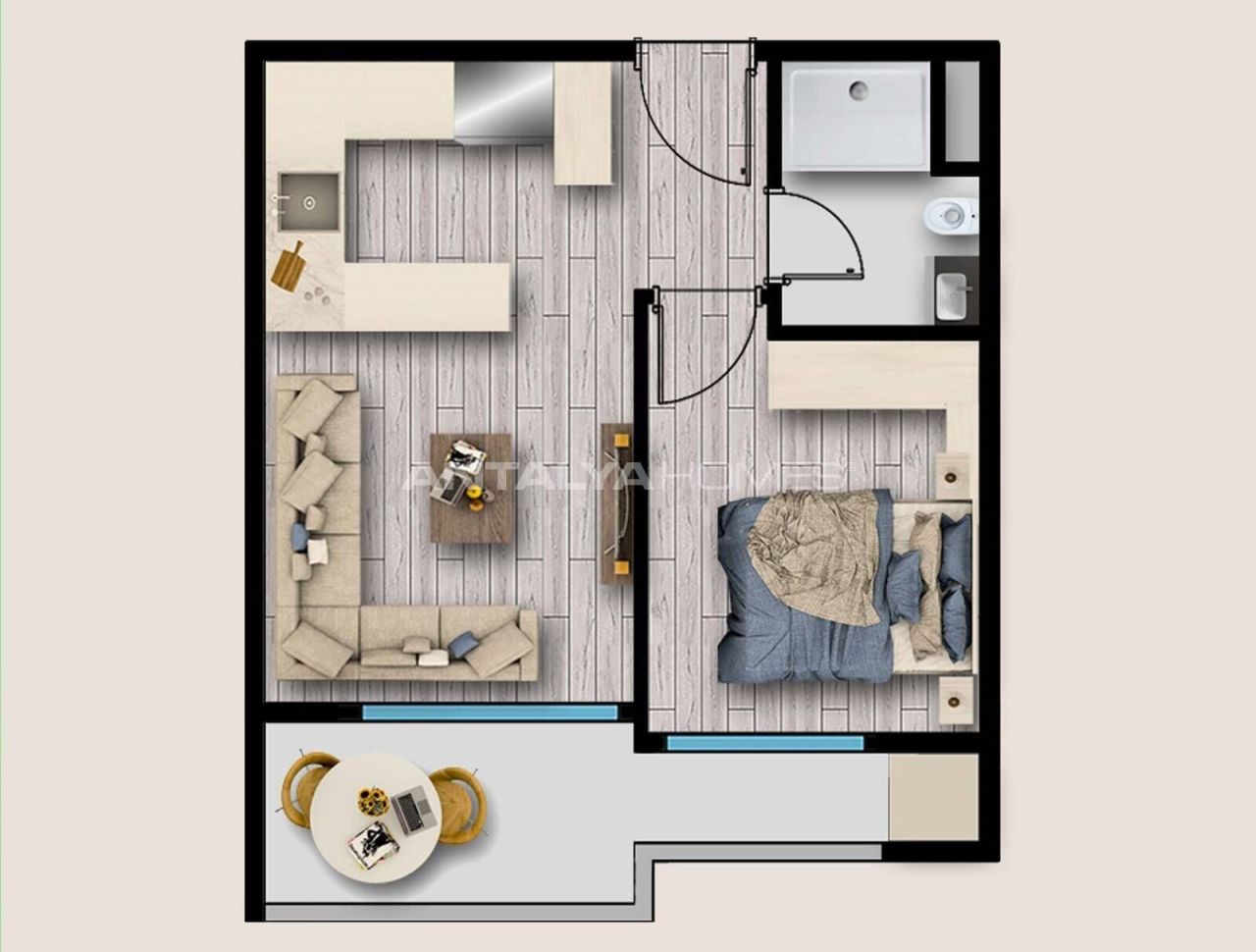 Appartamenti Mezitli, Turchia, 45 m² - foto 18