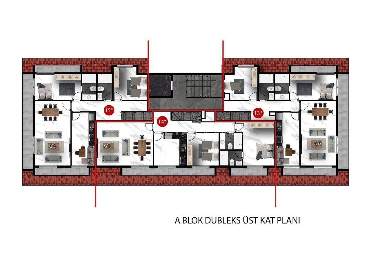 Appartamenti a Alanya, Turchia, 71 m² - foto 18