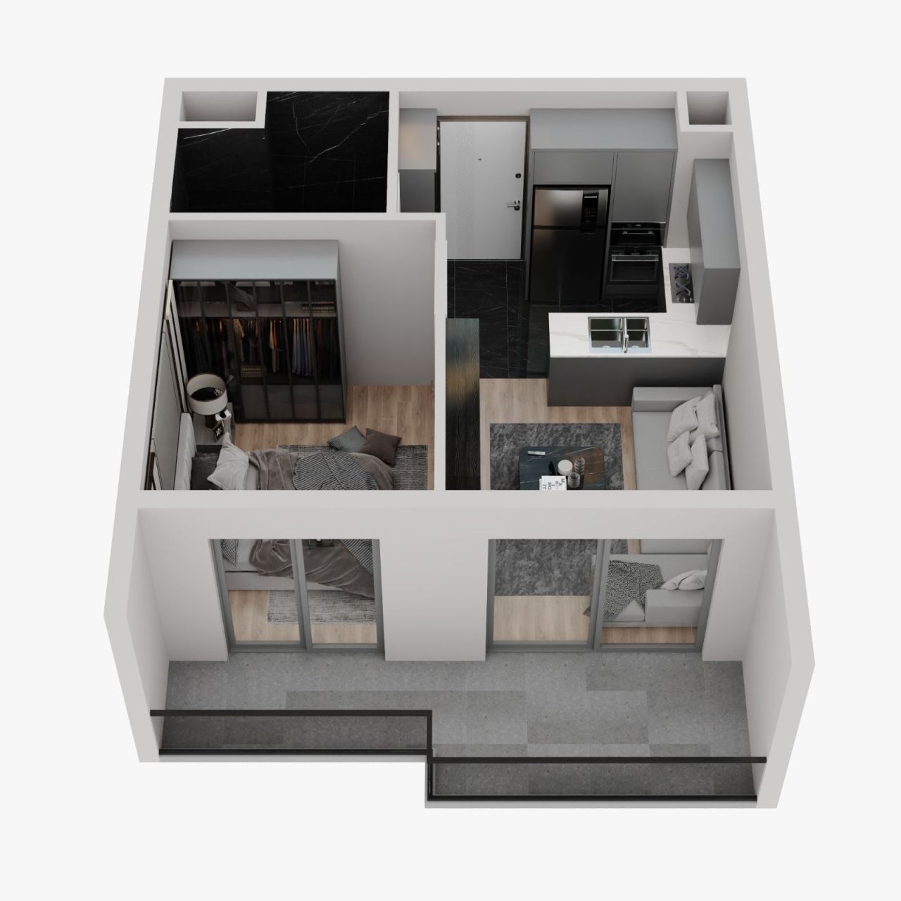 Appartamenti a Mersin, Turchia, 100 m² - foto 3