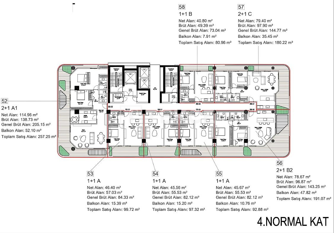 Apartment in Istanbul, Türkei, 81 m² - Foto 18