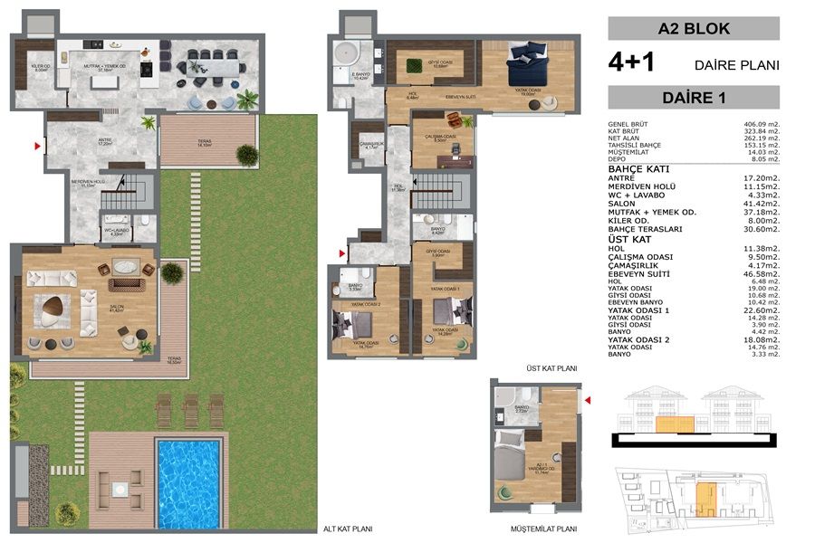 Apartamento en Estambul, Turquia, 323 m² - imagen 10