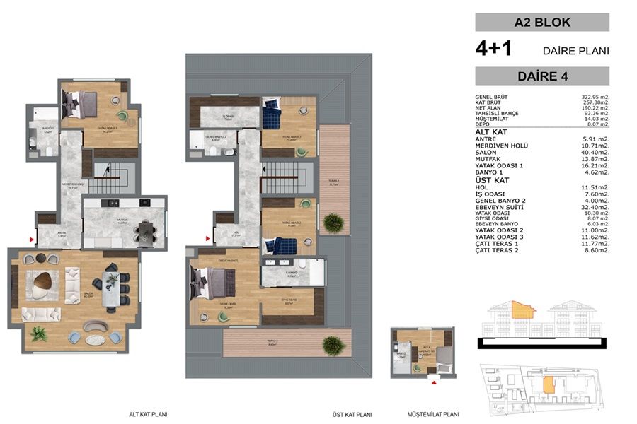 Apartamento en Estambul, Turquia, 323 m² - imagen 12