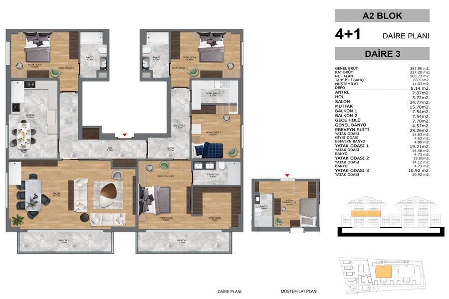 Apartamento en Estambul, Turquia, 323 m² - imagen 11