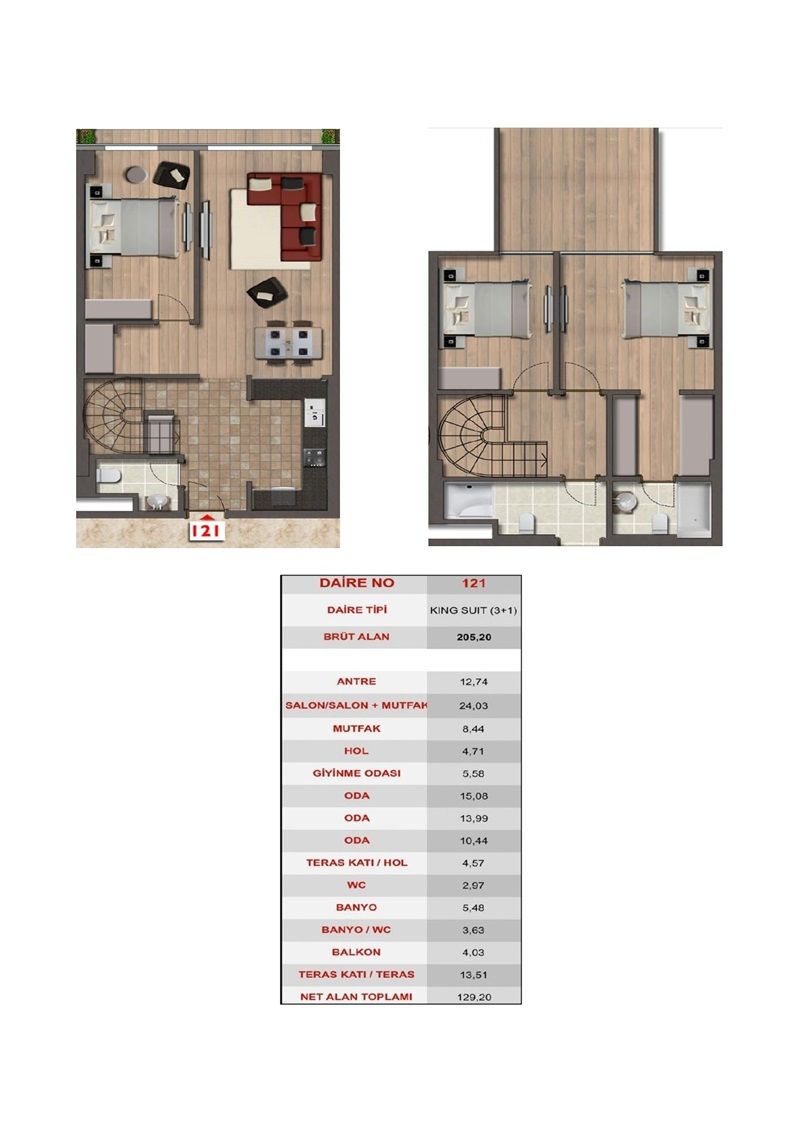 Apartment in Istanbul, Türkei, 200 m² - Foto 6