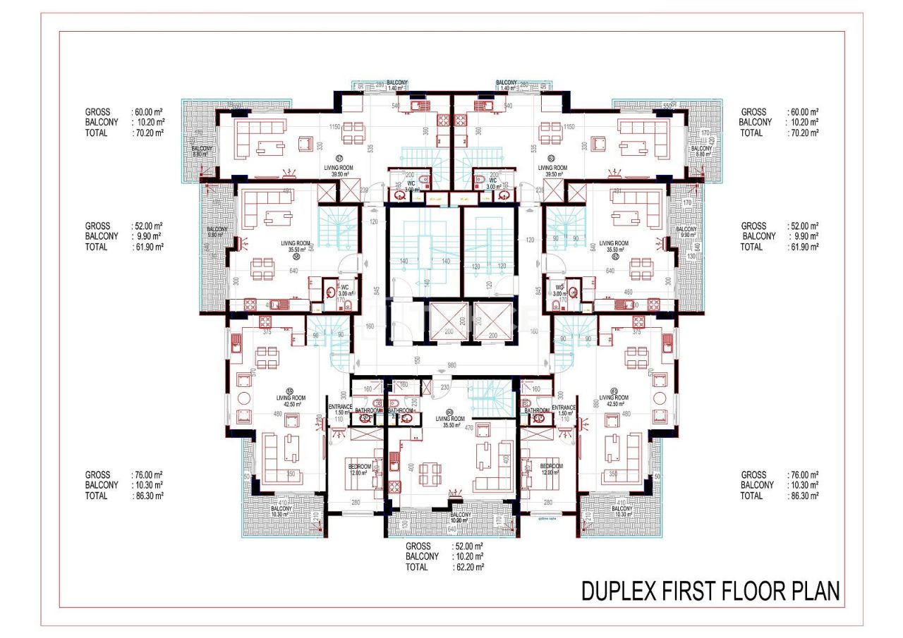 Appartement à Alanya, Turquie, 62 m² - image 17