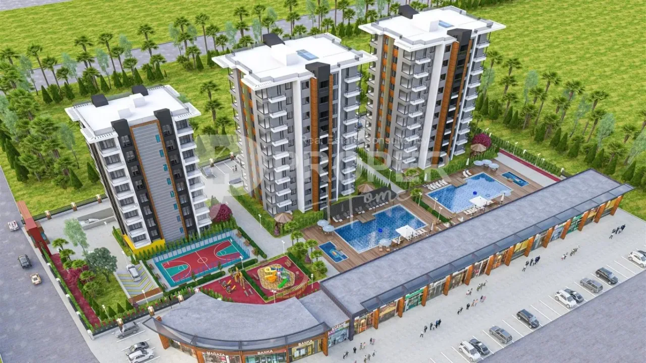 Wohnung in Antalya, Türkei, 58 m² - Foto 1