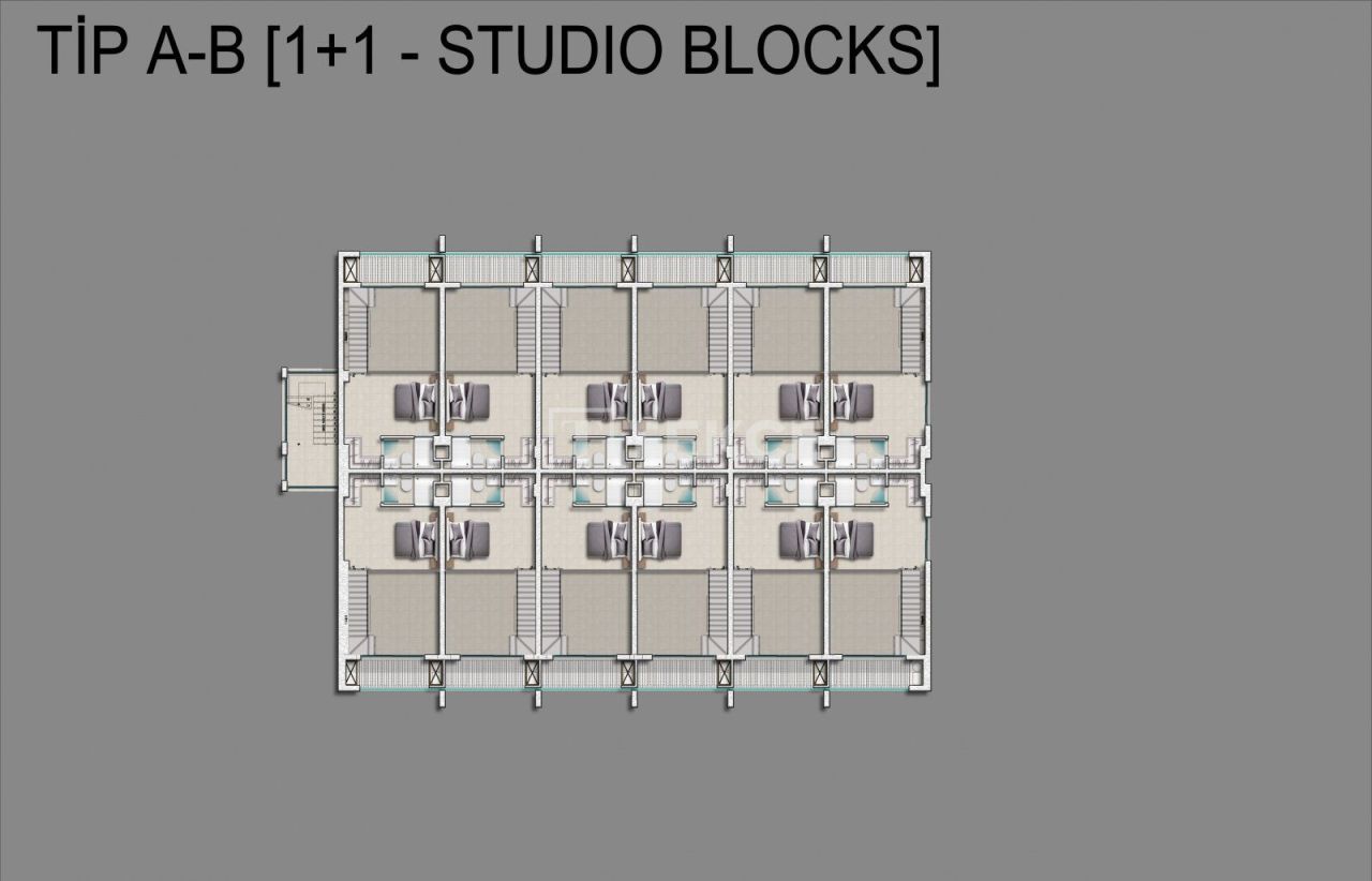 Apartamento en Gazimağusa, Chipre, 49 m² - imagen 13