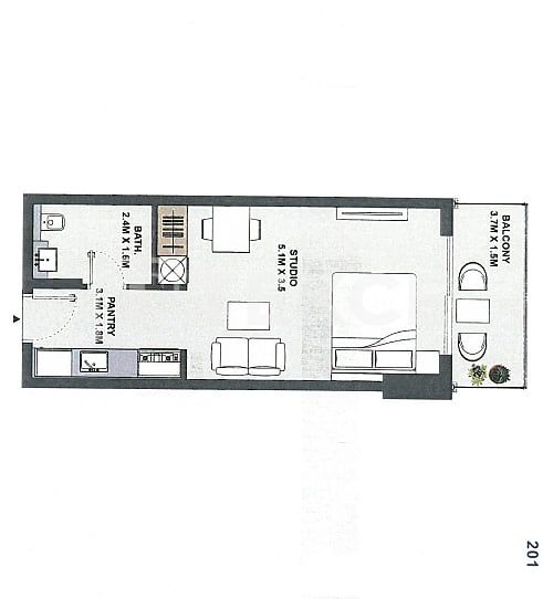 Apartment in Dubai, VAE, 60 m² - Foto 19
