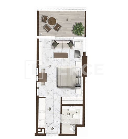 Apartment Business Bay, UAE, 39 m² - picture 17