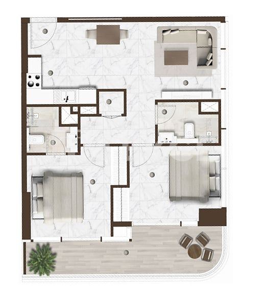 Apartment Business Bay, VAE, 108 m² - Foto 19