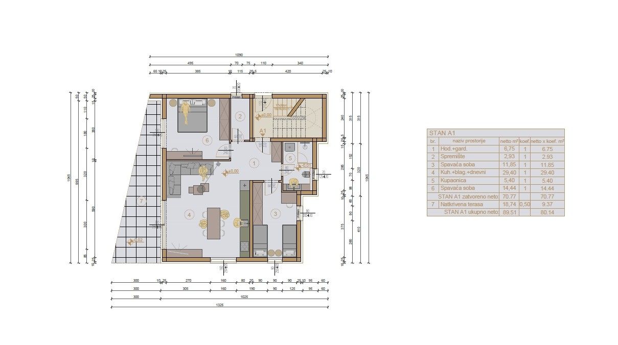 Piso en Medulin, Croacia, 85 m² - imagen 5