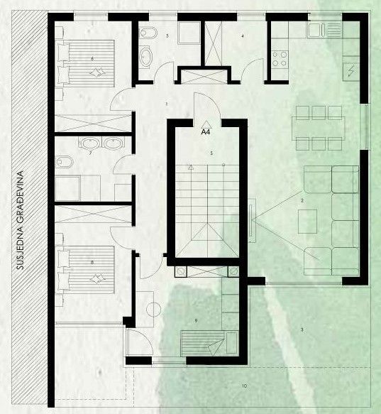 Appartement à Pula, Croatie, 115.4 m² - image 1