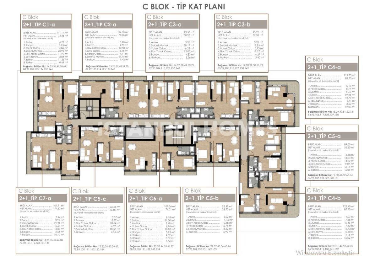 Appartamenti a Istanbul, Turchia, 90 m² - foto 18