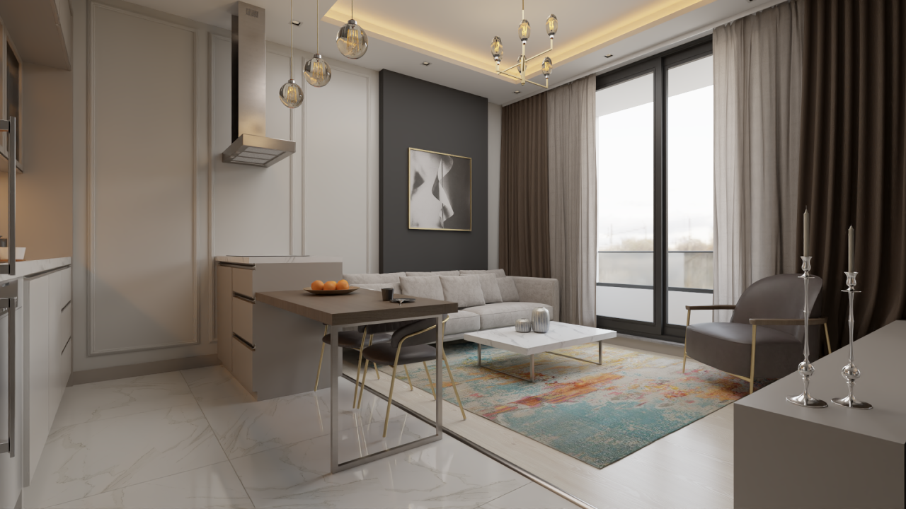 Piso en Mersin, Turquia, 68 m² - imagen 6