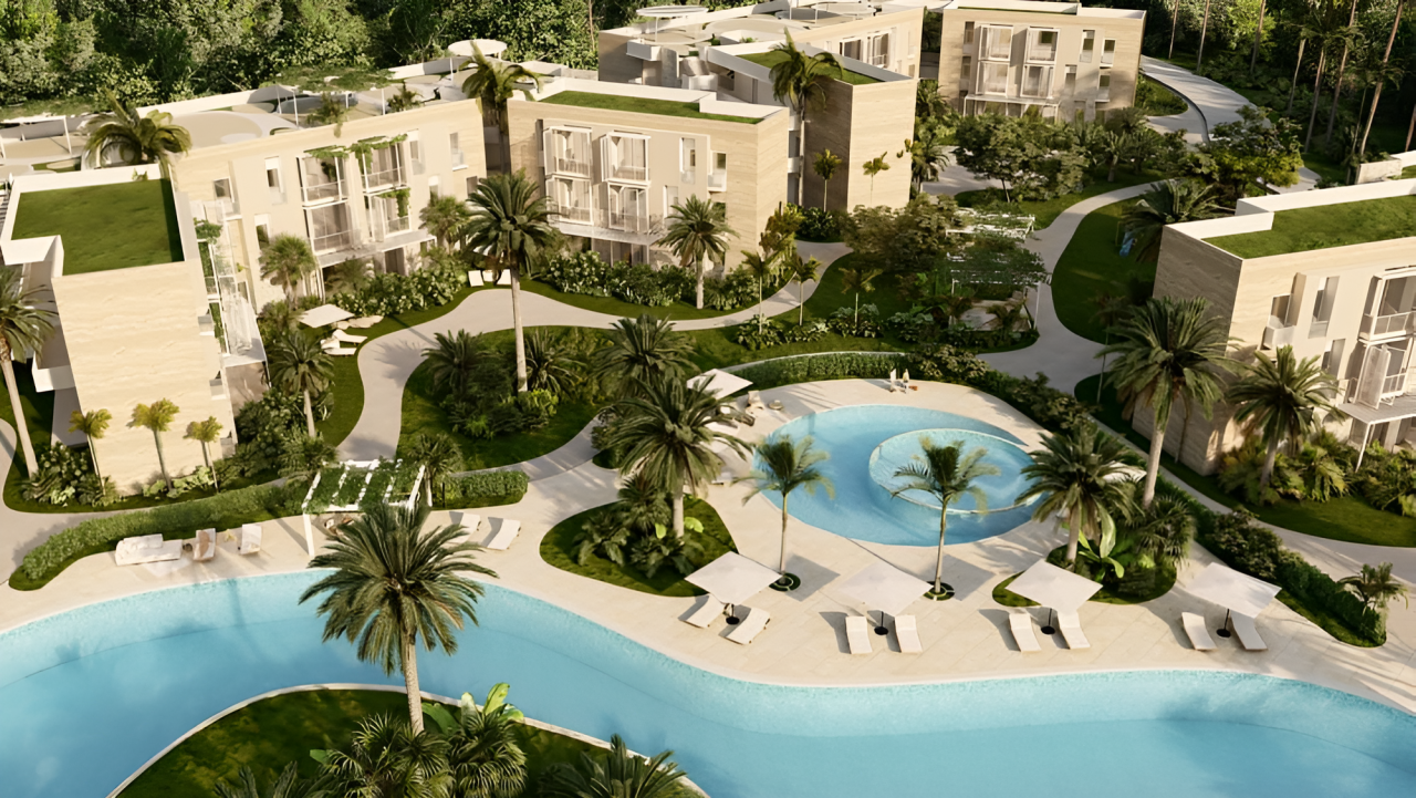 Wohnung in Punta Cana, Dominikanische Republik, 44 m² - Foto 1